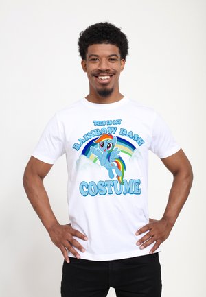 MY LITTLE PONY RAINBOW COSTUME - Print T-shirt - white