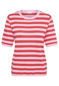 LIZZA STRIPED - Print T-shirt - pink mist cayenne stripe