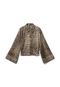 KIMONO SIMIL FANTASIA ANIMALIER - Camicia - var ultrablack