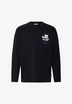 Solid, SDFULTON BACKPRINT - Pikkade varrukatega topp - true black