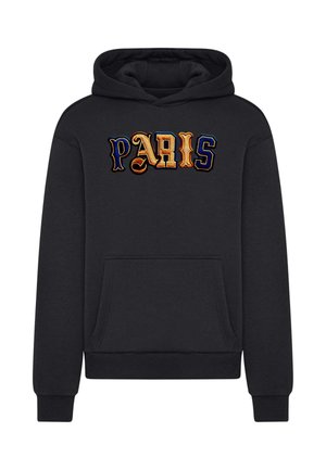 Mister Tee, PARIS WORDING PATCH STYLE  - Hættetrøje - black