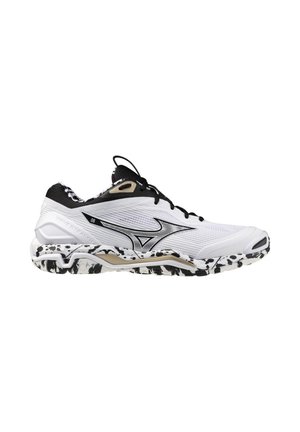 WAVE STEALTH 6 - Handbalschoenen - white/black/gegold