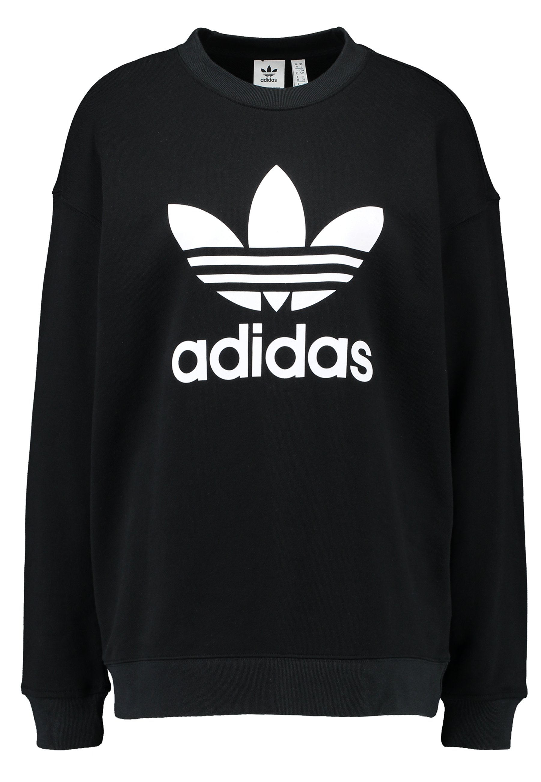 adidas originals adicolor sweatshirt in black