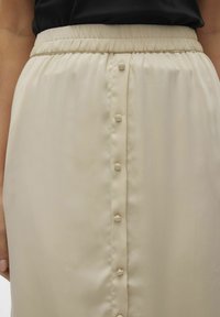 Vero Moda SUNNY HOHE TAILLE  - Trapecinis sijonas - oatmeal