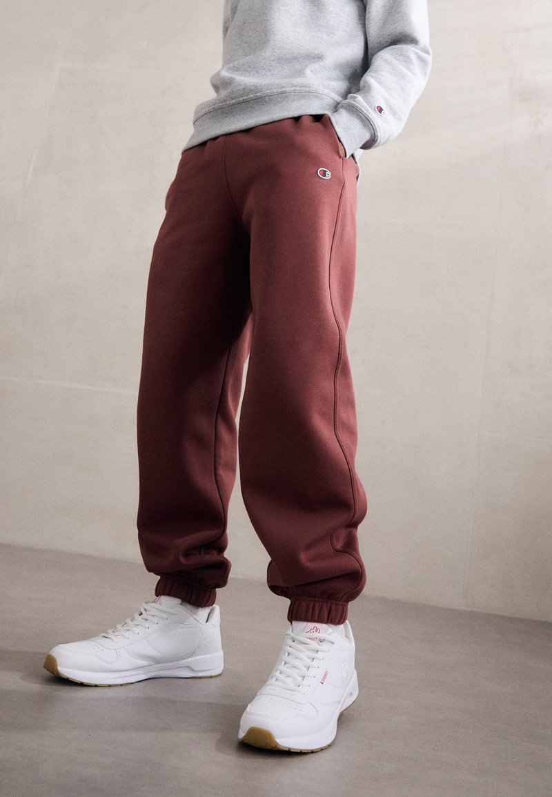 Champion ICONS CUFF PANTS - Treniņtērpa apakšdaļas - dark brown