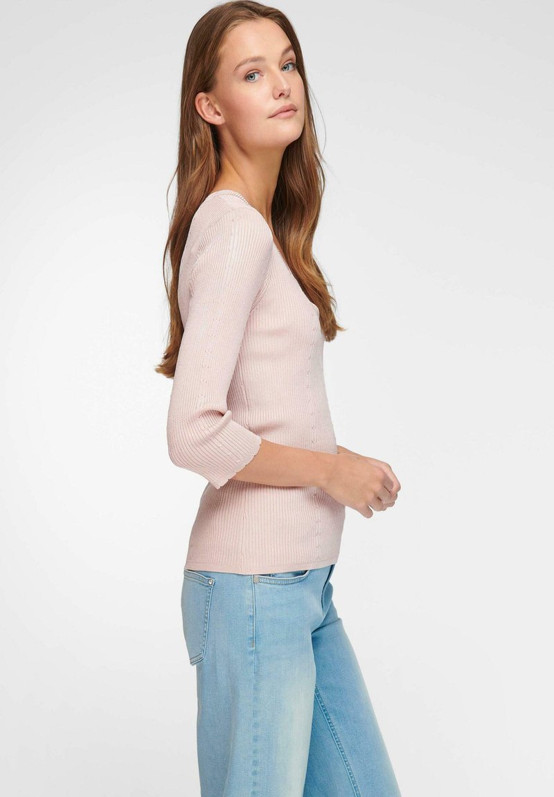 Damen Strickjacken | Uta Raasch Strickpullover rosé/rosa - ZL48695 Damen Strickjacken | Uta Raasch Strickpullover rosé/rosa - ZL48695