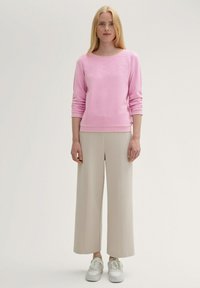 TOM TAILOR DENIM STRUCTURED - Mikina - soft summer pink