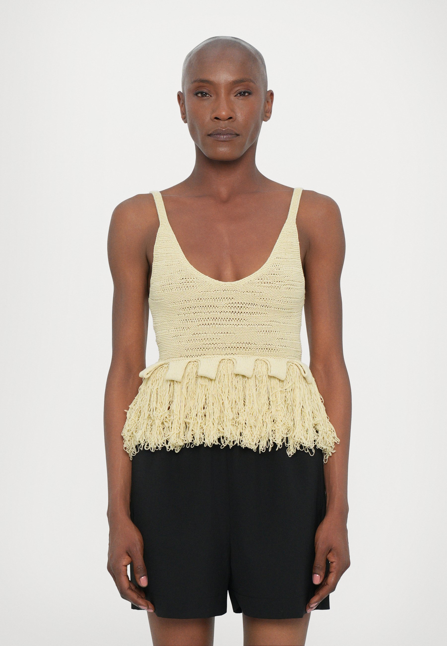 Nanushka ZULMA - Top - dusty yellow/žlutá - Zalando.cz