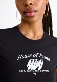 Puma GRAPHICS MUSIC BABY  - Marškinėliai su spaudiniu - black