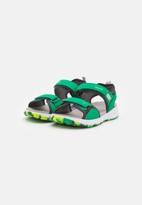 Superfit CRISS CROSS UNISEX - Käimissandaalid - grün/gelb