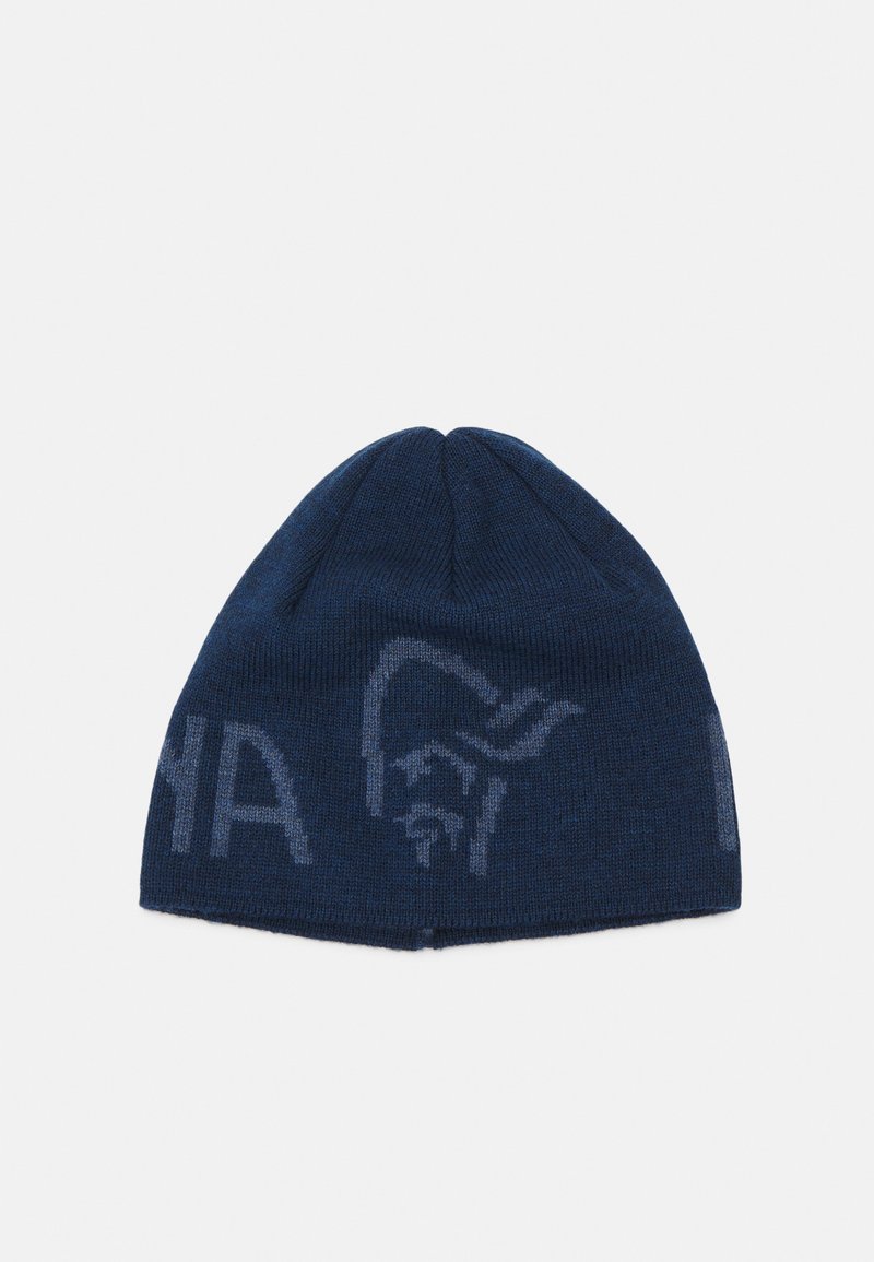 Norrøna LOGO BEANIE UNISEX - Beanie - indigo night melange