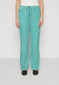 Tommy Hilfiger - FLUID STRIPE PULL ON - Nadrágok - olympic green Miniatűr kép 1