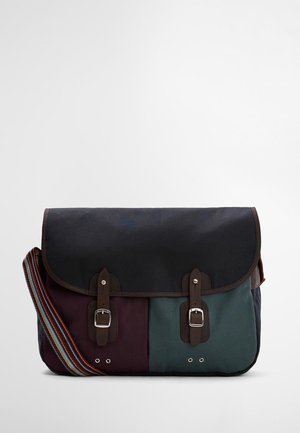Barbour PAUL SMITH LOVES BARBOUR WAX TARRAS BAG UNISEX - Ülerinna-kott - night sky