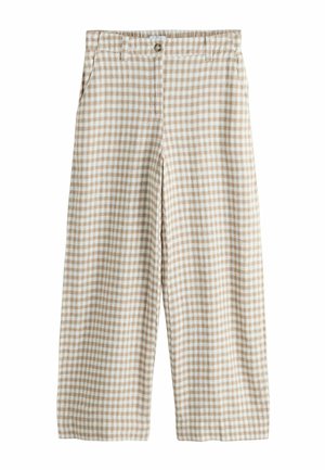 REGULAR FIT  - Bukser - brown ecru gingham