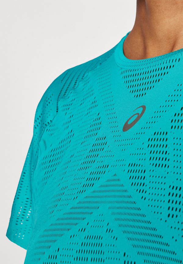 METARUN TOP - Sports T-shirt - wave teal2