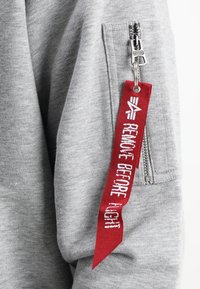 Alpha Industries Felpa - mottled light grey
