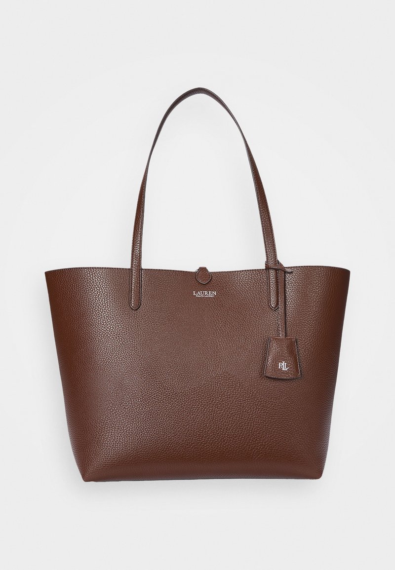 Lauren Ralph Lauren FAUX LEATHER LARGE REVERSIBLE TOTE BAG - Velká kabelka - dimora paisley/dark mahogany