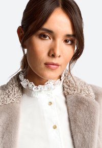 Rich & Royal MIT REVERSKRAGEN - Cappotto corto - pebble grey