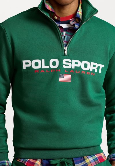 Polo Ralph Lauren POLO SPORT FLEECE SWEATSHIRT  - Bluză de molton - tennis green