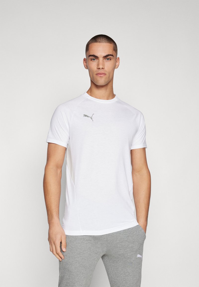 Puma TEE - Triko s potiskem - white