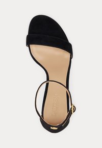 Lauren Ralph Lauren ALLIE MID HEEL SUEDE SANDAL - Sandaler - black