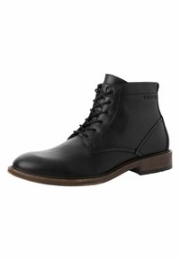 s.Oliver Bottines à lacets - black