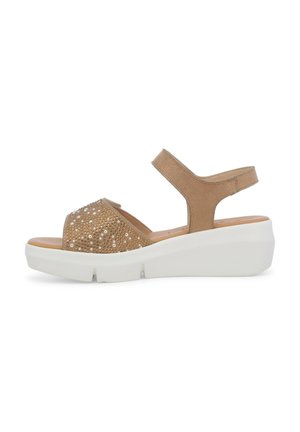 Sandali con plateau - bronzo