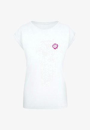 Mister Tee, EVERYTHING IS NICE EXTENDED SHOULDER - T-shirt print - white
