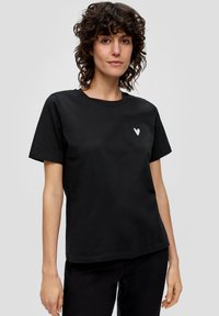 s.Oliver IM LOOSE FIT - T-Shirt basic - schwarz