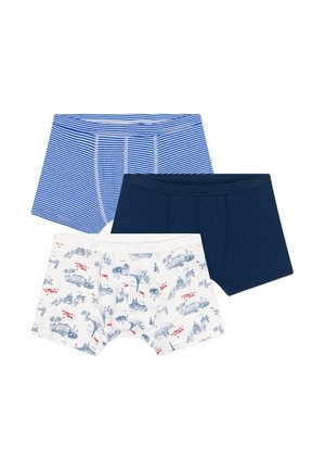 3 PACK - Shorty - white blue