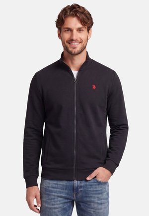 U.S. Polo Assn., USKIIAN - Zip-up sweatshirt - schwarz