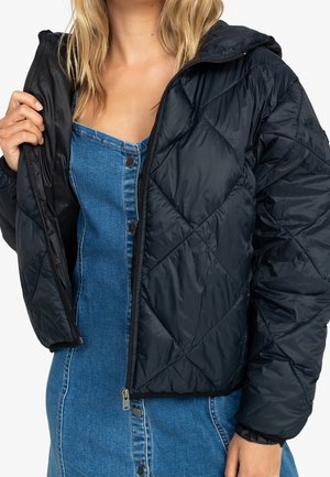 Winterjacke - mottled black