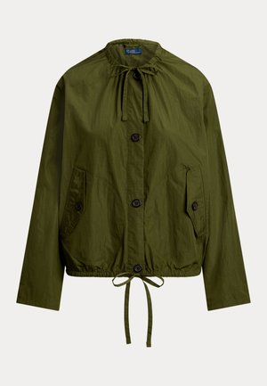 DRAWSTRING WINDBREAKER - Větrovka - new olive