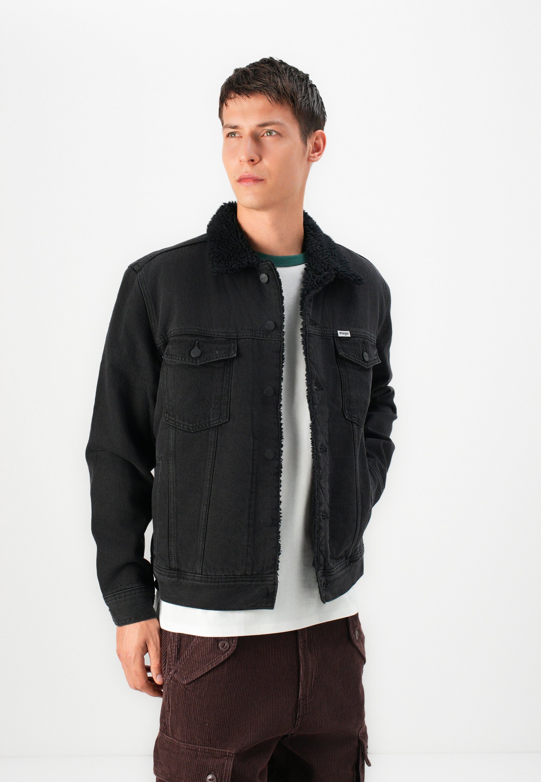 Wrangler CLASSIC JACKET - Denim jacket - orion/black - Zalando.ie