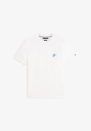 Tommy Hilfiger, SCRIPT MONOGRAM SWIMSHOP TEE - T-shirt basic - ecru