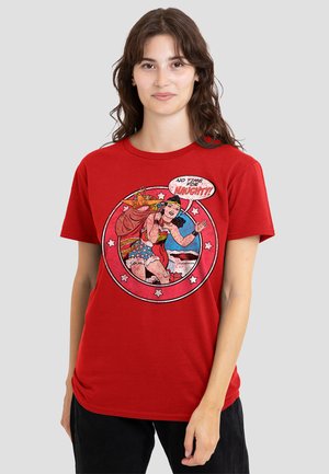 Cotton Soul, Print T-shirt - red