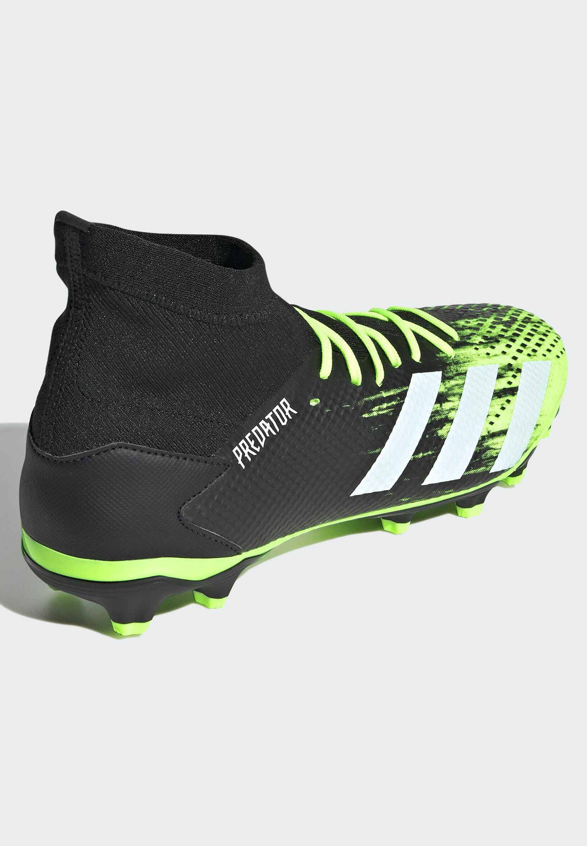 green predator football boots