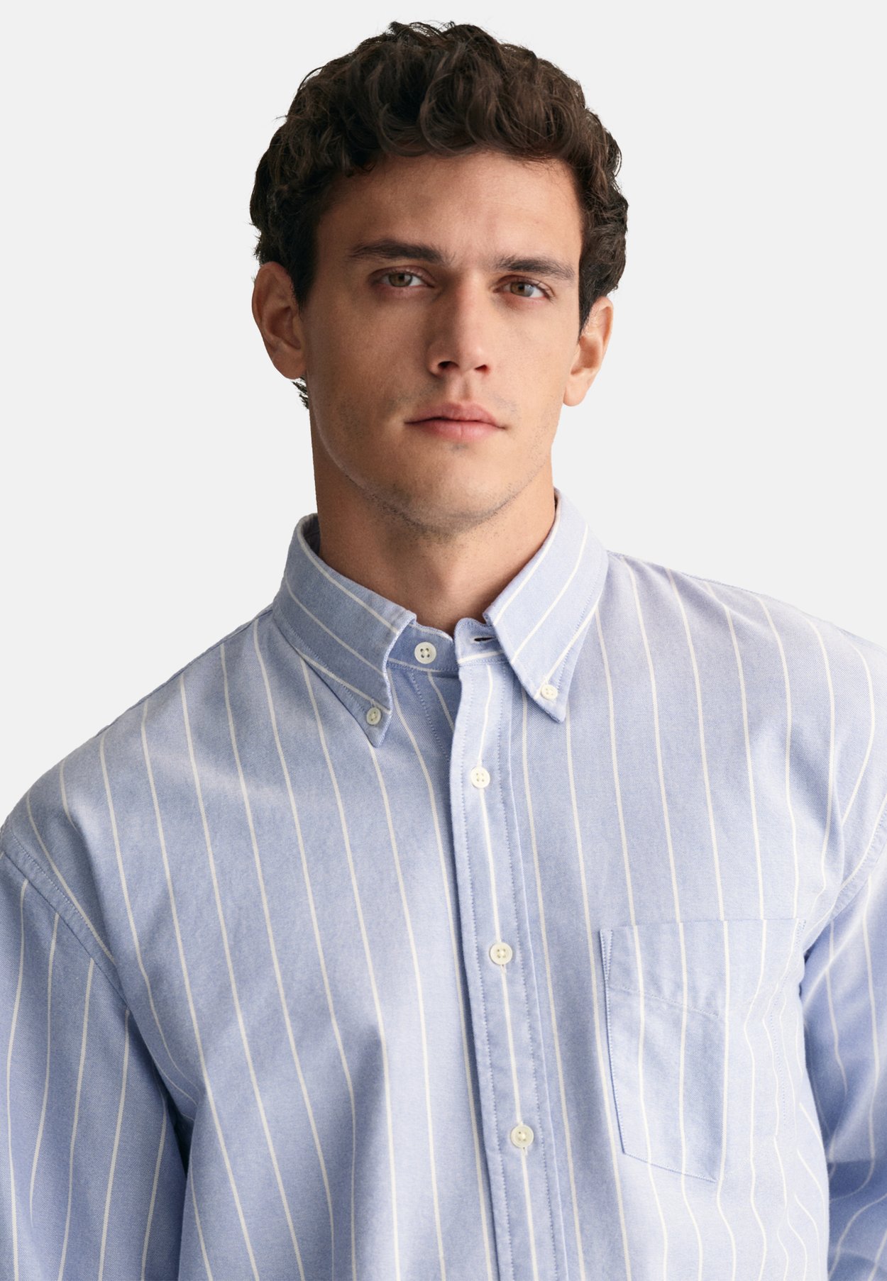 RELAXED FIT STRIPED HERITAGE OXFORD