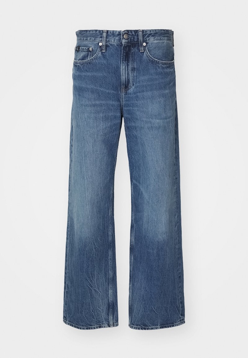 Calvin Klein Jeans Wijde jeans - dark-blue denim