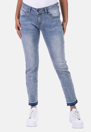 LAURA - Slim fit jeans - blue denim