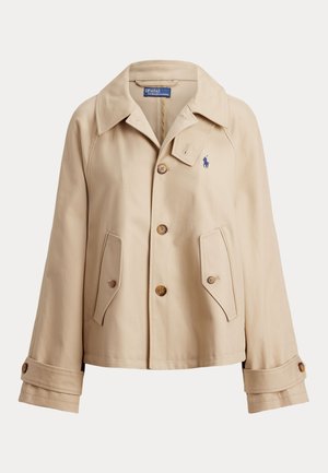 COTTON TWILL JACKET - Ľahká bunda - beige