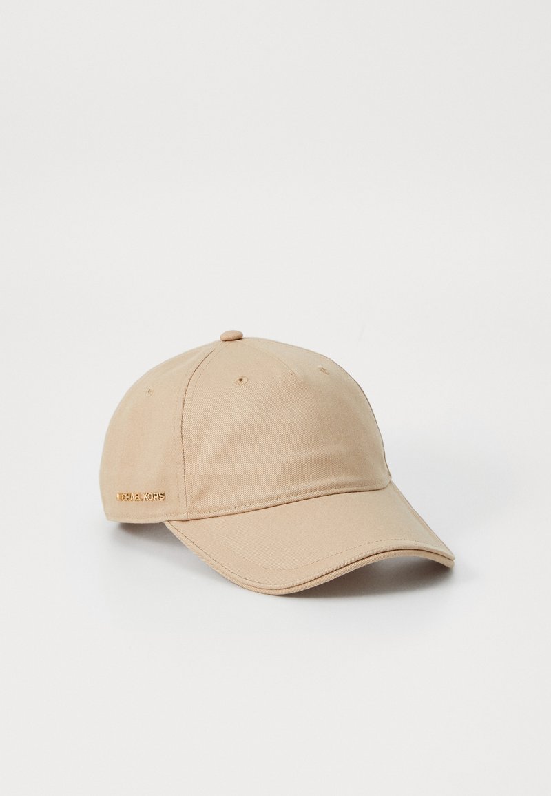 MICHAEL Michael Kors Beige Linen-Texture Baseball Cap Michael Kors MK Logo Baseball Cap | Saks Fifth Avenue main image 4