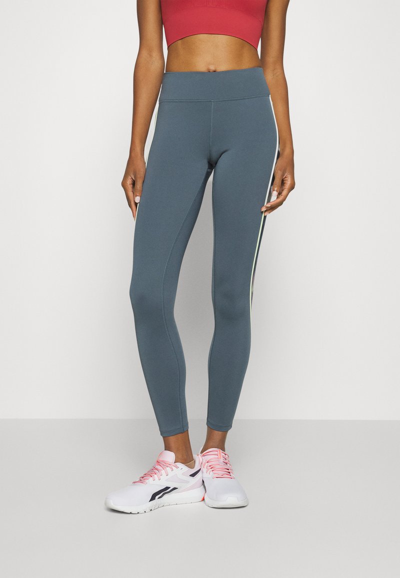 Reebok RUNNING Tights hoops blue/petrol Zalando.de