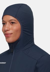 Mammut RIME IN FLEX HOODED - Giacca in pile - marine