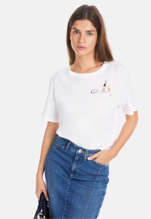 T-SHIRT - Print T-shirt - navy