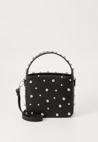 CROSSBODY BAG PLUTO RETROGRADE - Soma ar siksnu pāri ķermenim - black