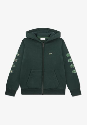 Lacoste GRAPHIC FULL ZIP - Sweat zippé - sinople