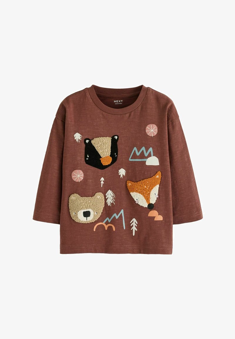 Next REGULAR FIT - Langarmshirt - brown woodland