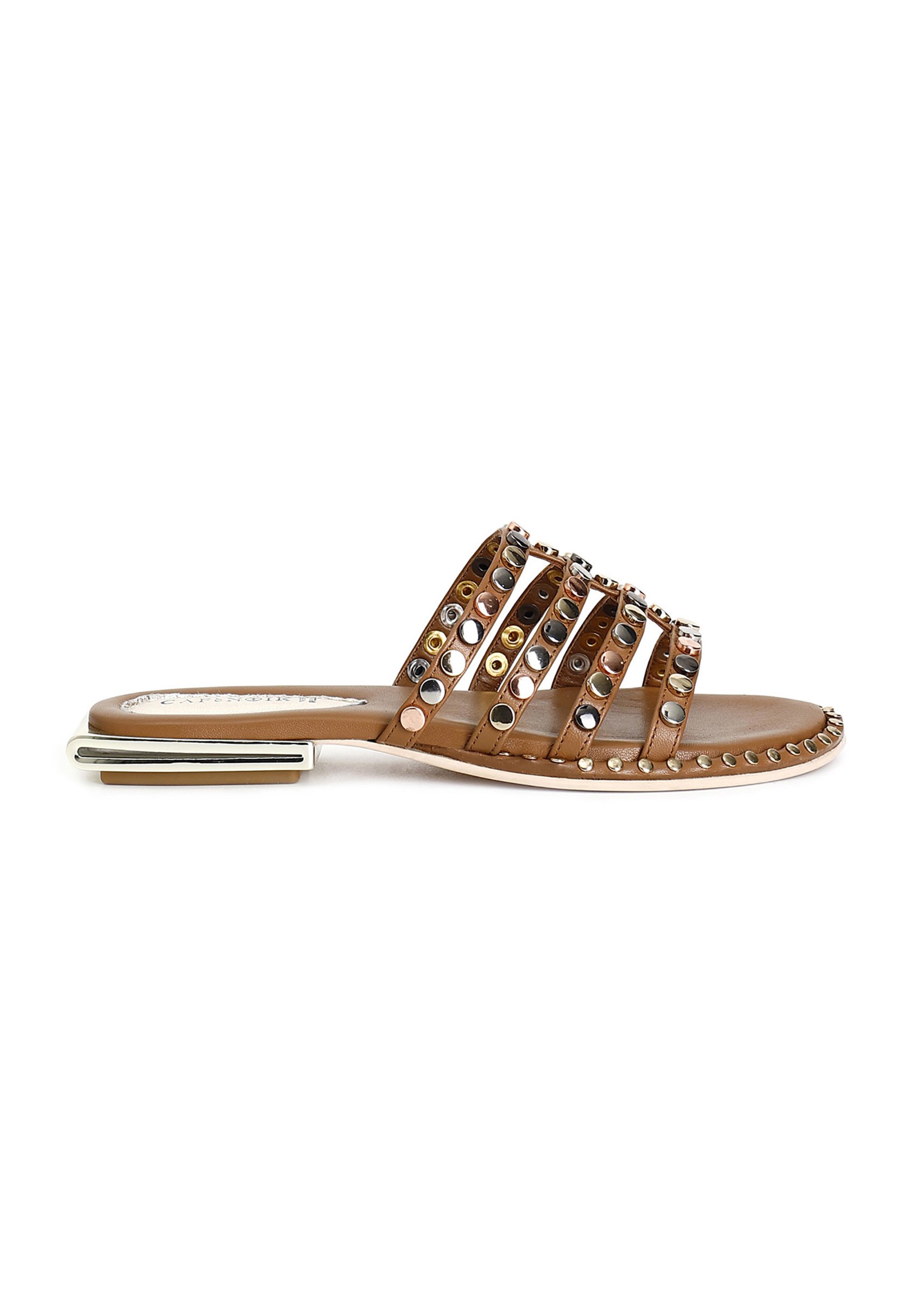 brown sandalias planas zalando