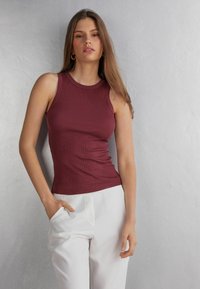 Intimissimi CAMISETA DE TIRANTES SUPIMA - Tílko - bordeaux j folk red